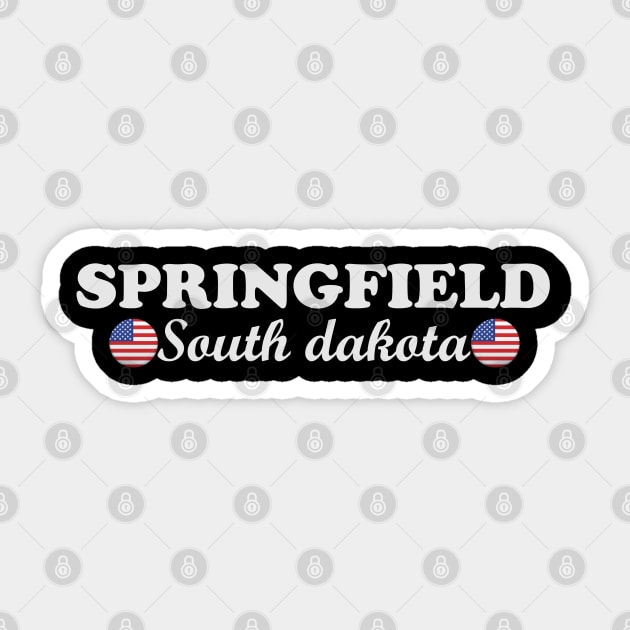 Springfield South Dakota Sticker by Eric Okore